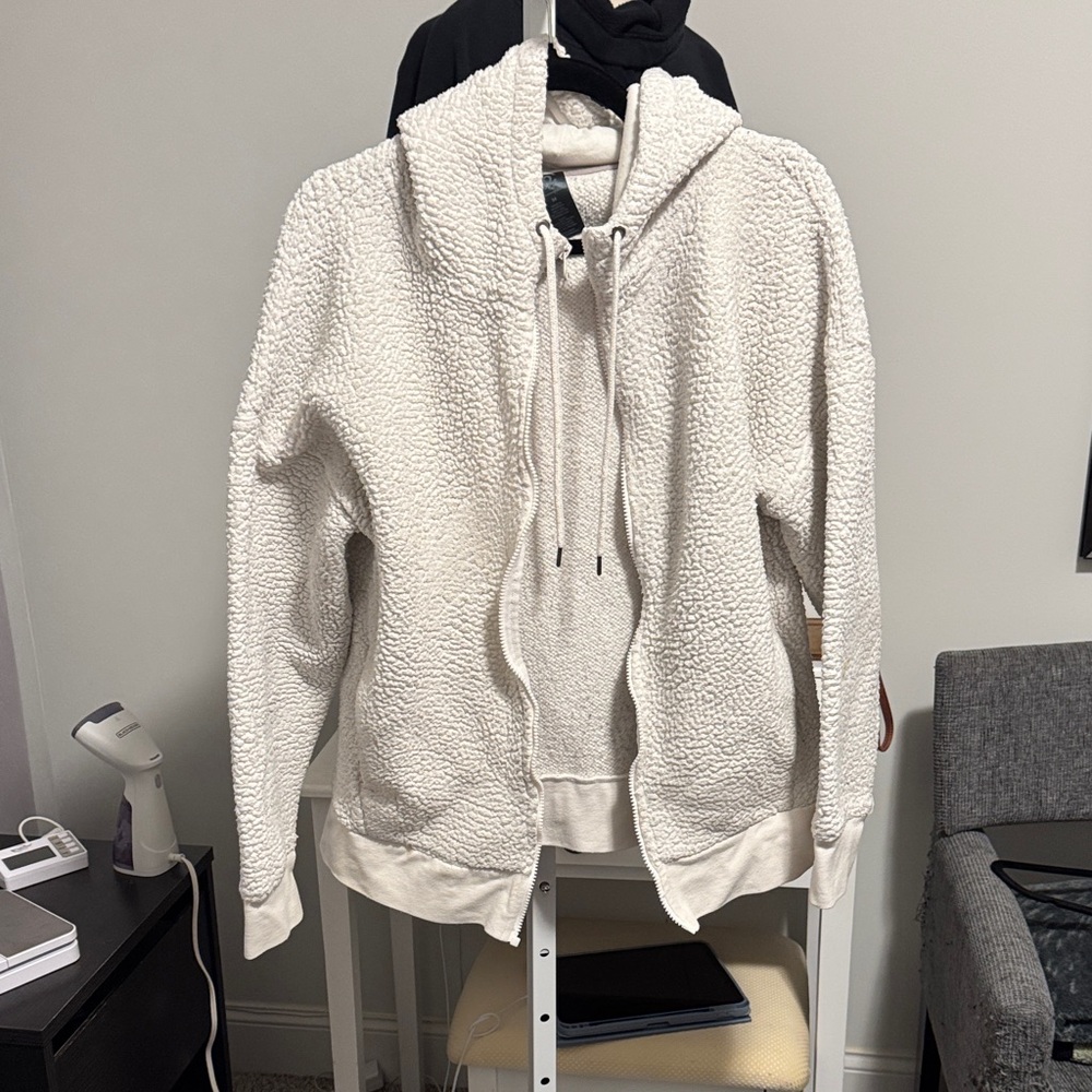 Champion Cream Teddy Jacket